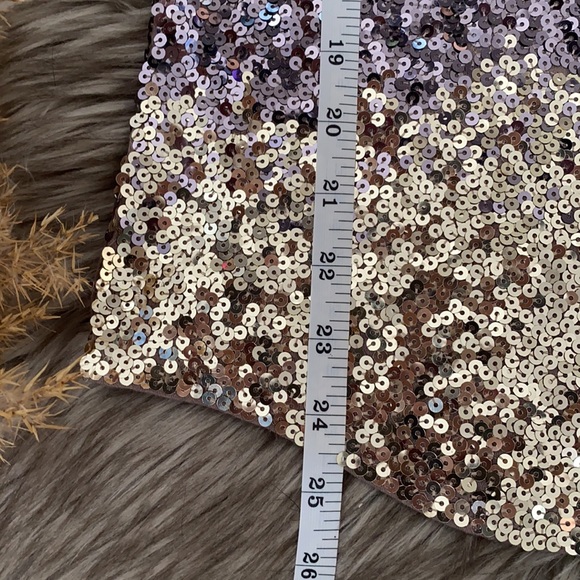 Express Patterned Sequins Tank Top NWT - Picture 6 of 7